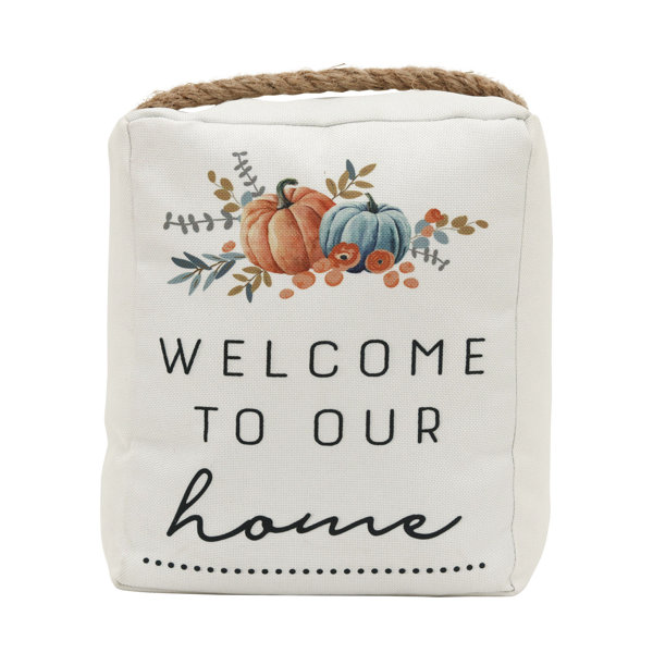 Parisloft To Our Home Fabric Door Stop With Rope Handle Wayfair